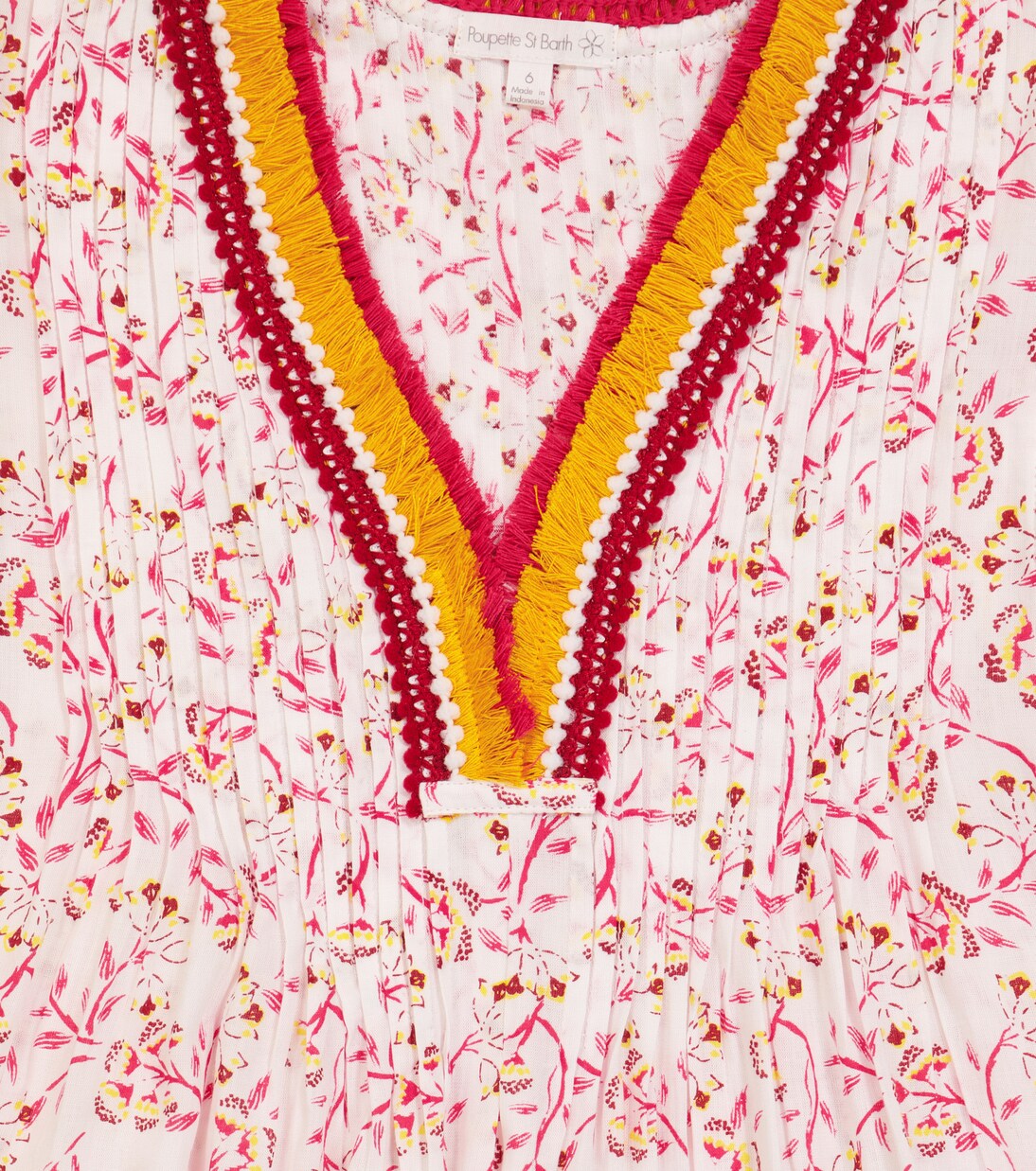 Sasha floral minidress | Poupette St Barth Kids