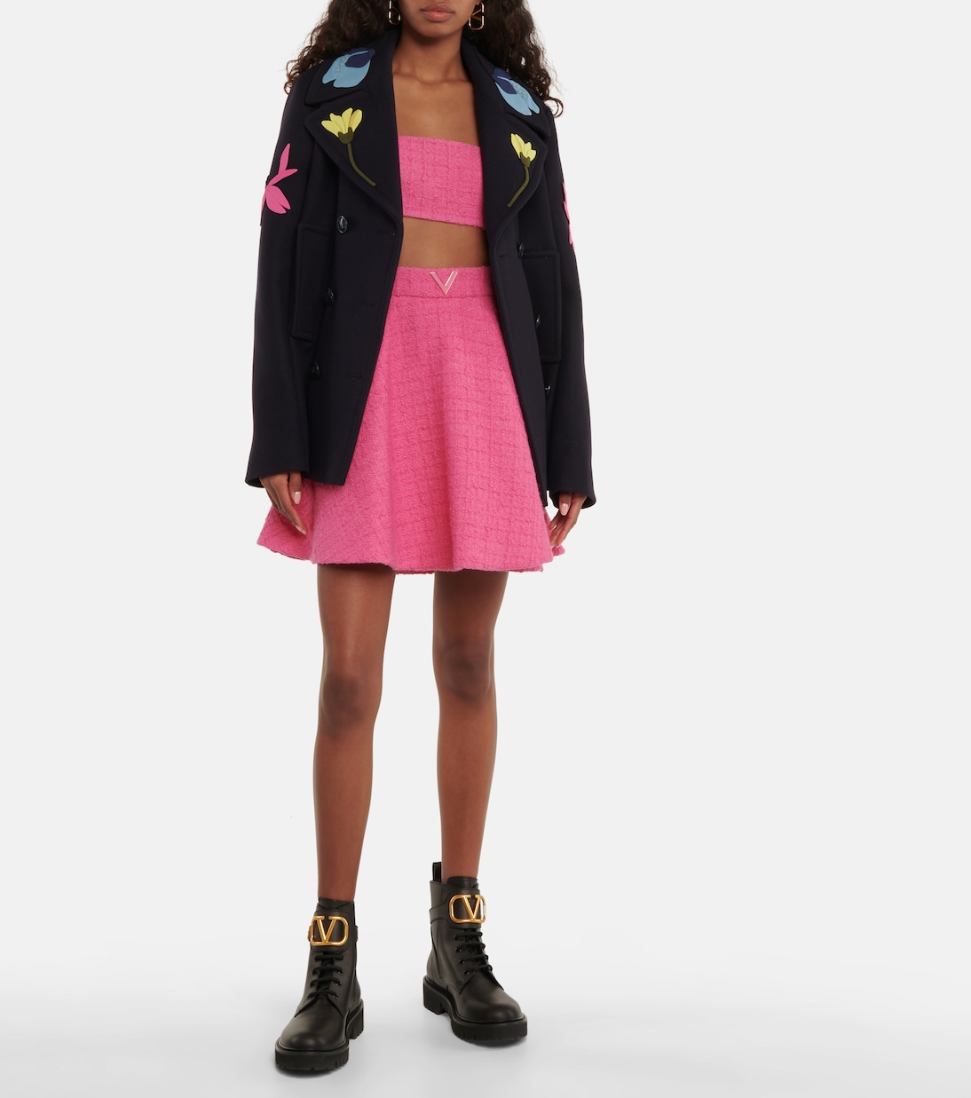 Bralette aus Tweed | Valentino