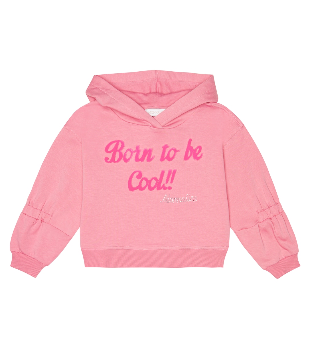 Sweat-shirt à capuche imprimé en coton mélangé | Monnalisa