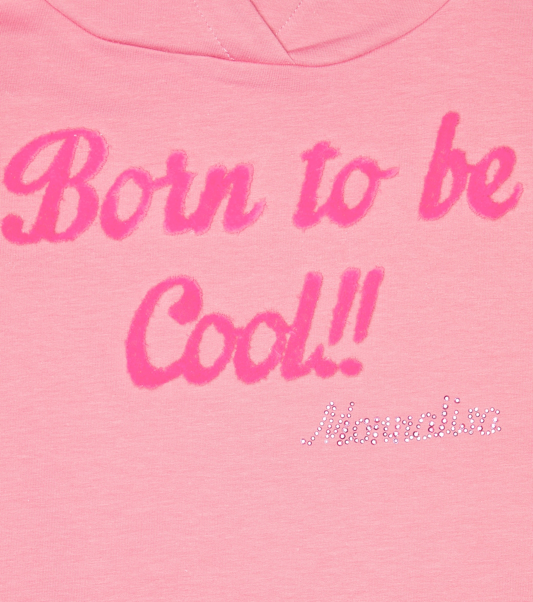 Sweat-shirt à capuche imprimé en coton mélangé | Monnalisa