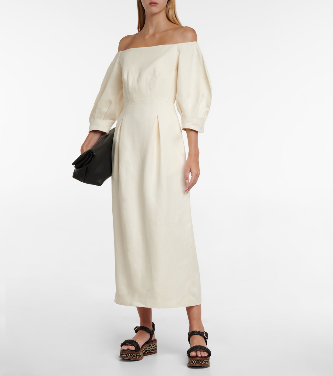 Robe midi Majano en lin | Gabriela Hearst