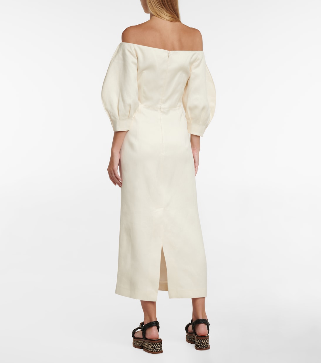 Robe midi Majano en lin | Gabriela Hearst