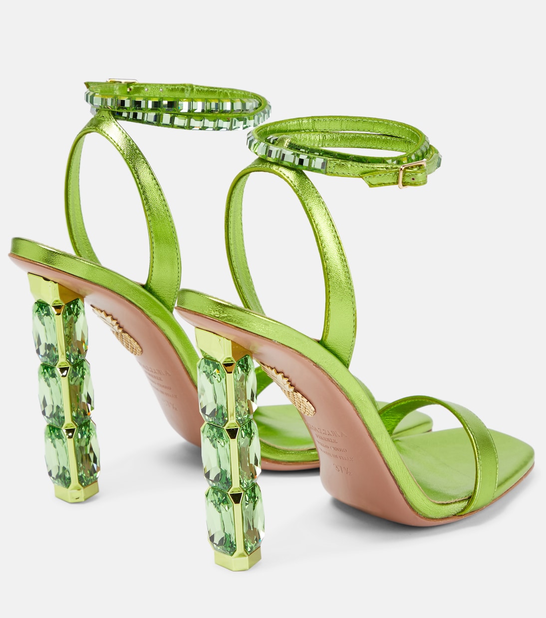 Verzierte Sandalen Aura 105 aus Leder | Aquazzura