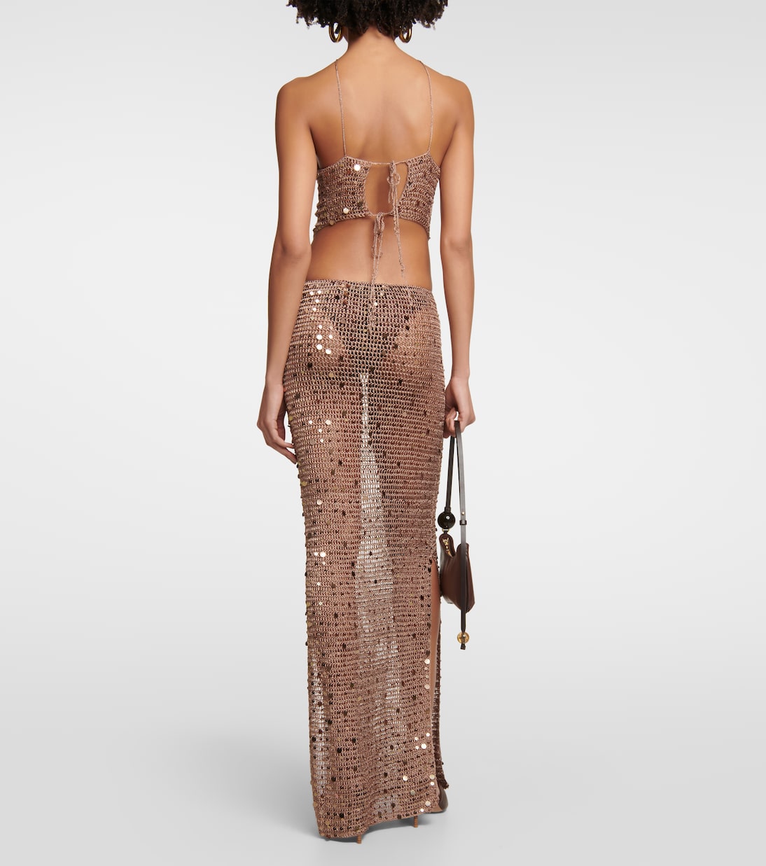 Maxikleid Morel mit Pailletten | Aya Muse