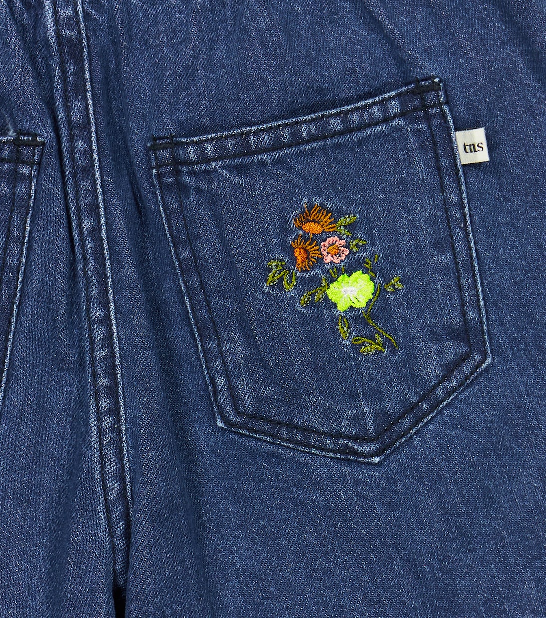 Allegria embroidered denim shorts | The New Society