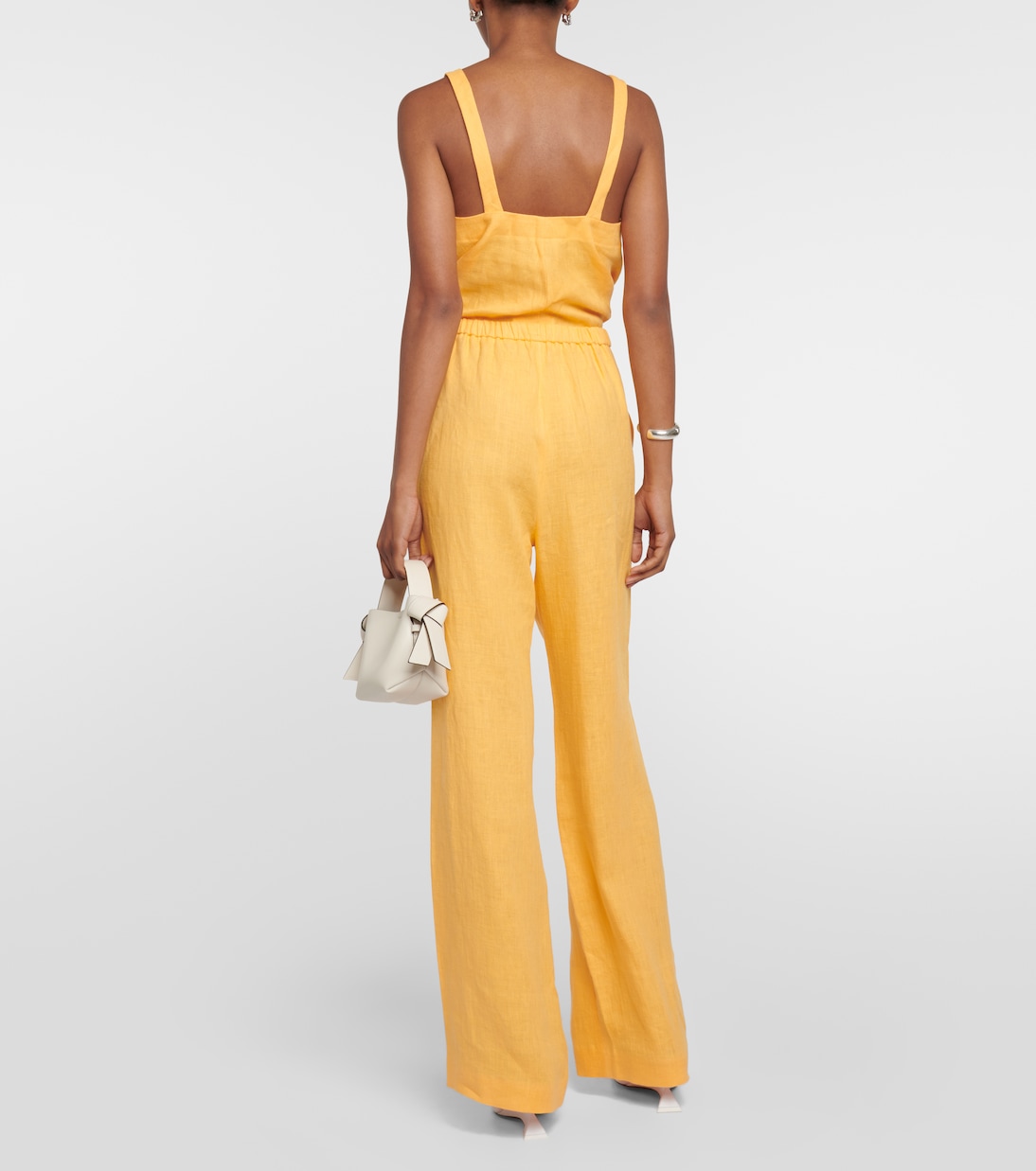 Pantalon droit en lin | Nanushka