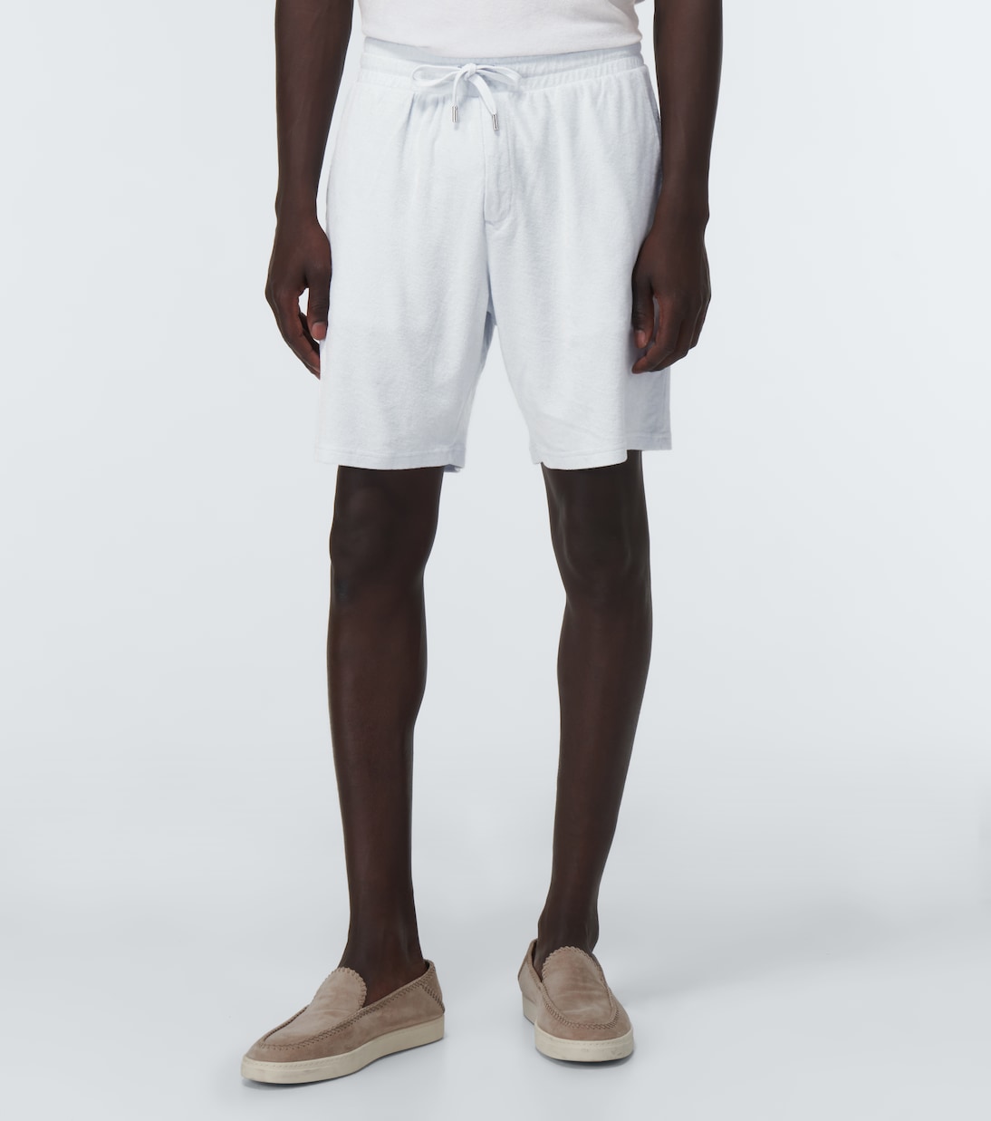 Augusto cotton-blend terry shorts | Frescobol Carioca