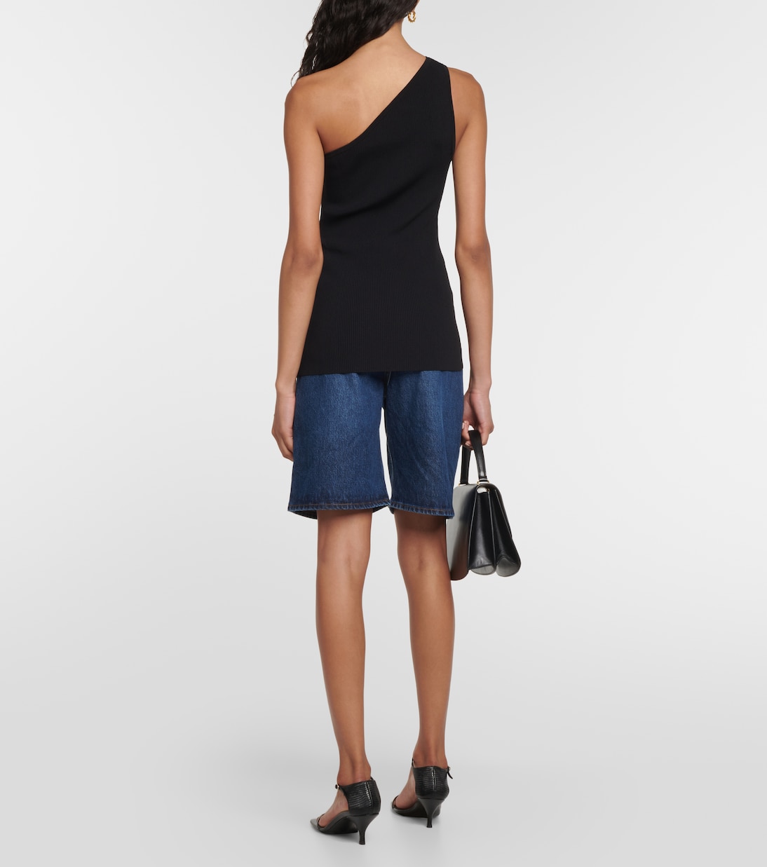 One-Shoulder-Top aus Jersey | Toteme
