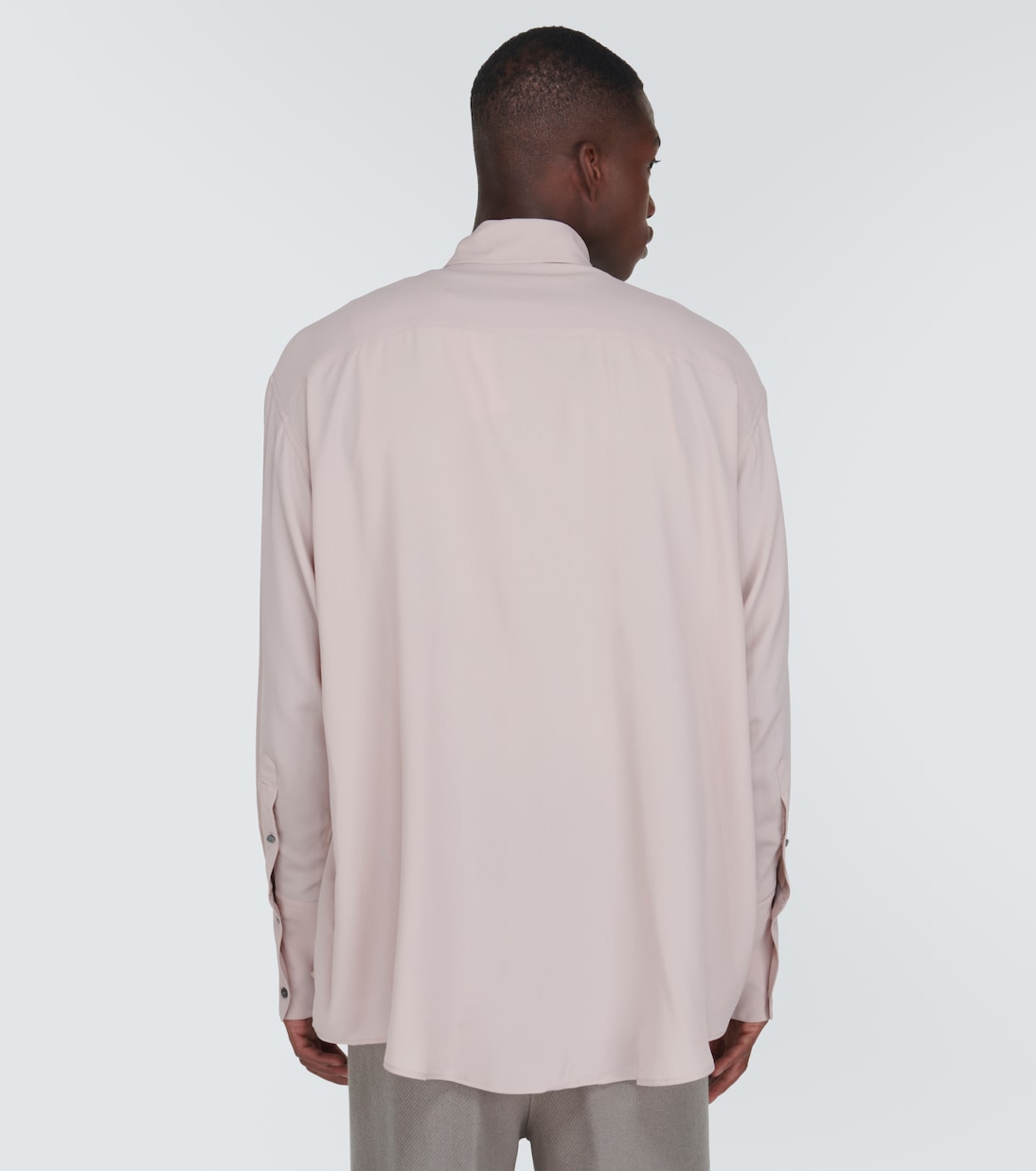 Acetate and silk shirt  | Ami Paris