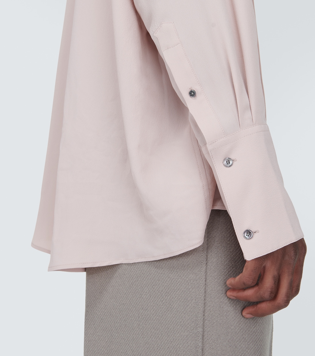 Acetate and silk shirt  | Ami Paris