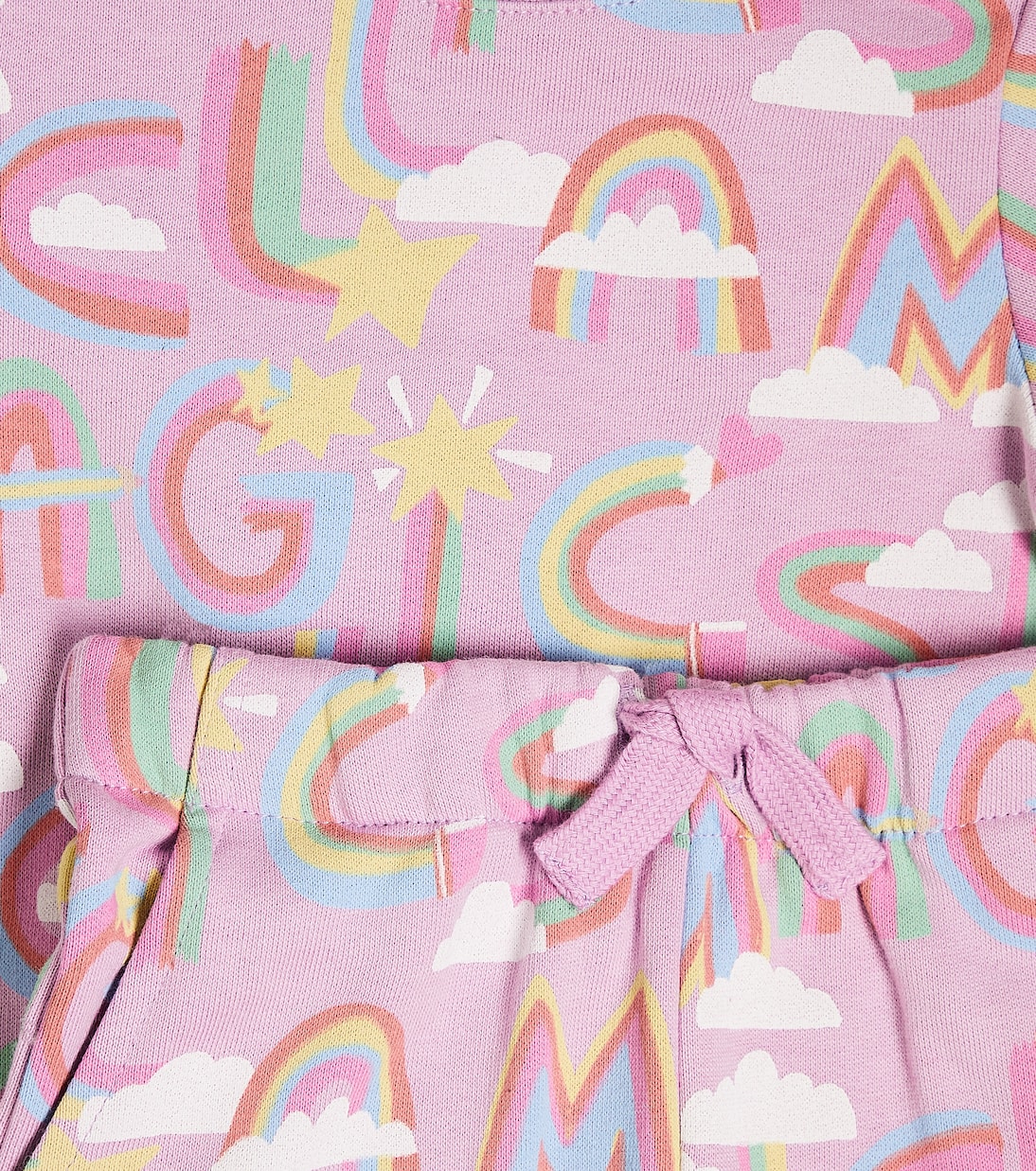 Baby printed fleece tracksuit | Stella McCartney Kids