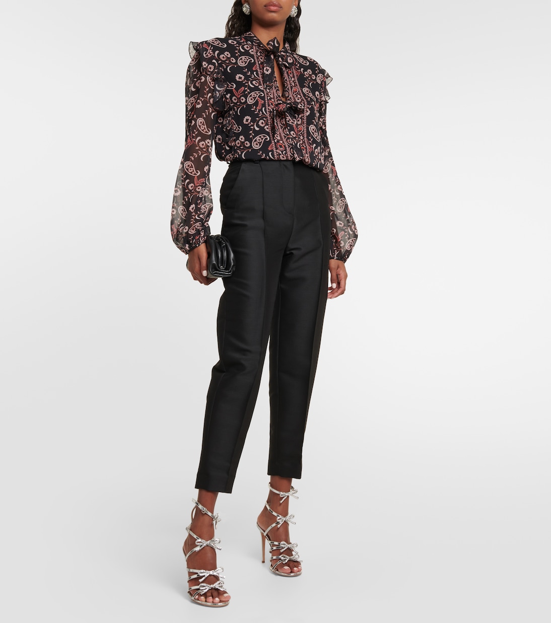 Bedruckte Bluse aus Seide | Giambattista Valli