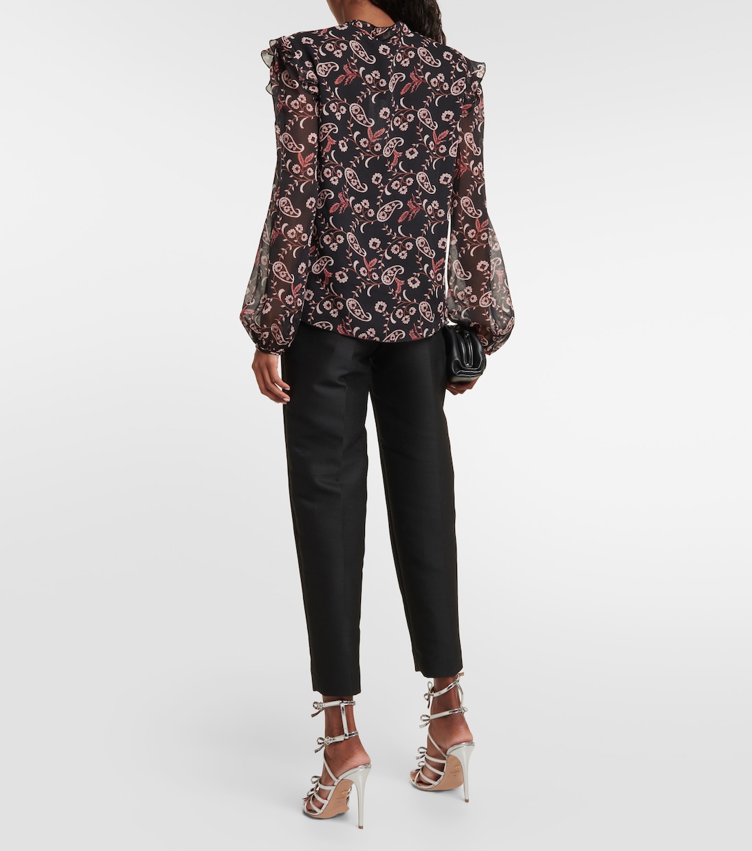 Bedruckte Bluse aus Seide | Giambattista Valli