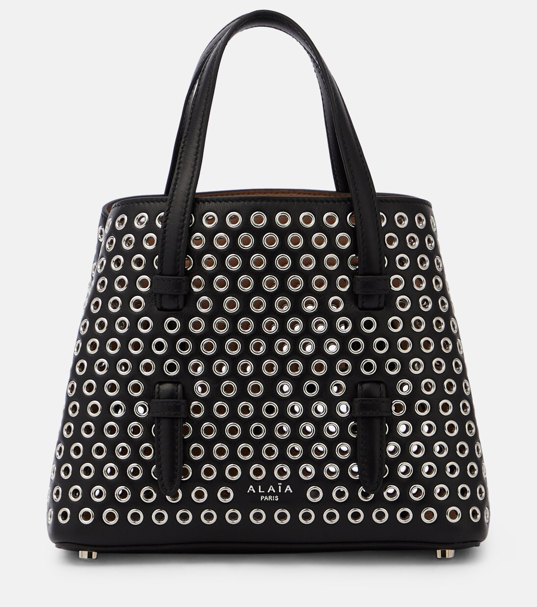 Mina 20 embellished leather tote bag | Alaïa