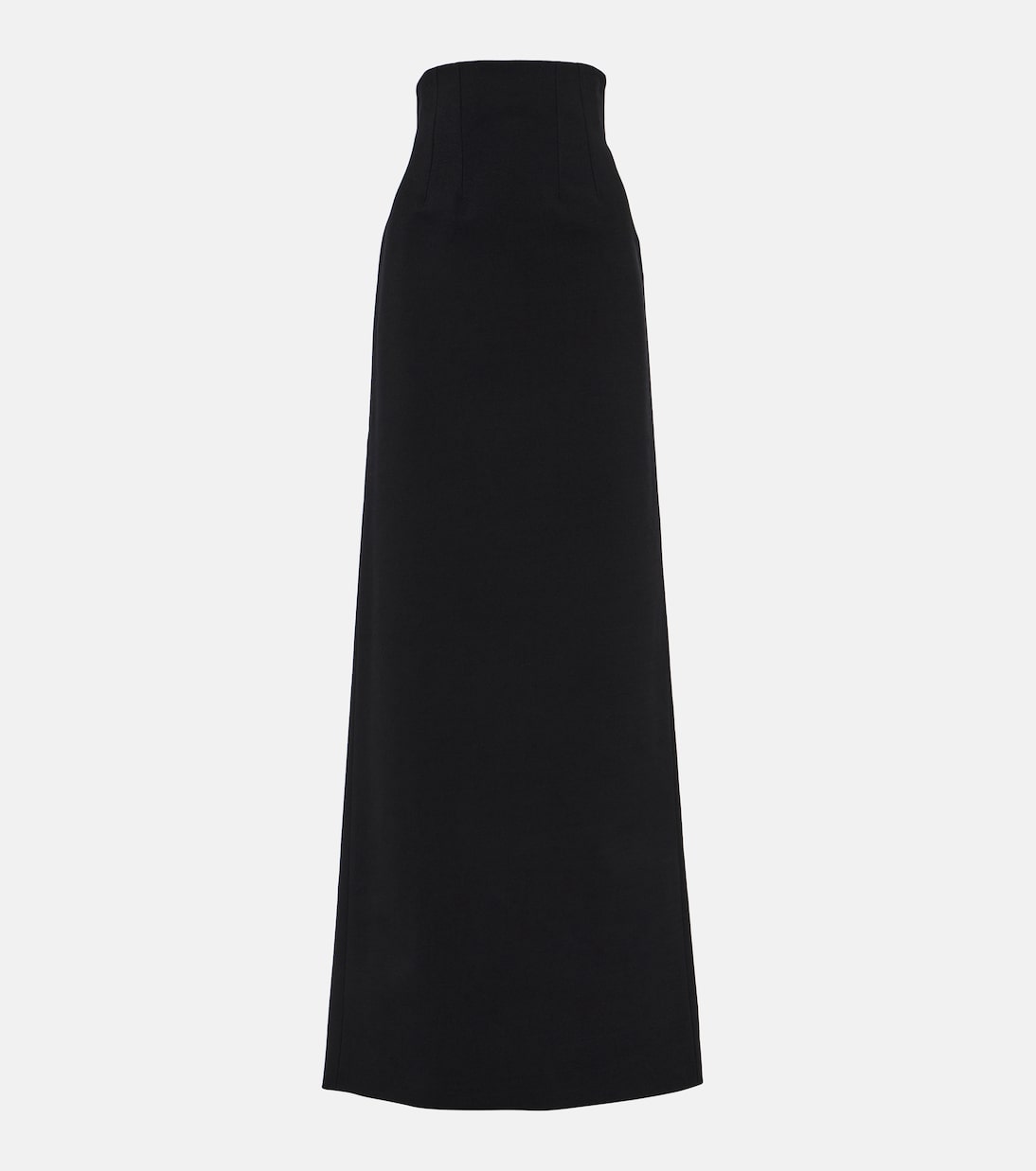 High-rise wool-blend maxi skirt | Ferragamo