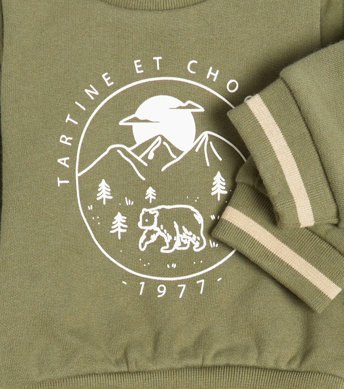 Baby printed cotton sweatshirt and sweatpants set | Tartine et Chocolat