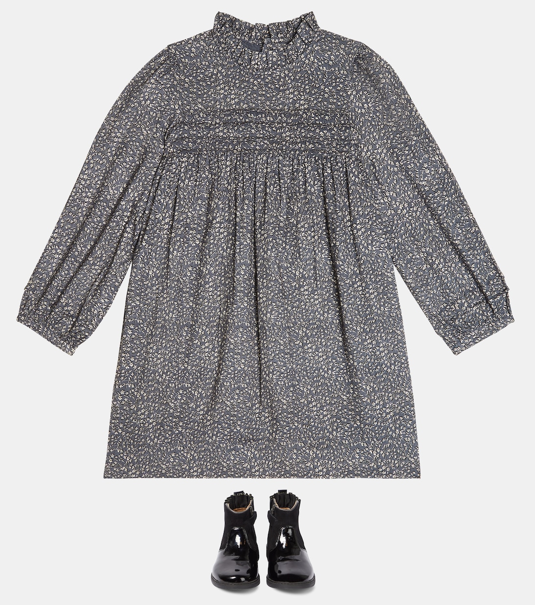 Topaz floral cotton dress | Bonpoint