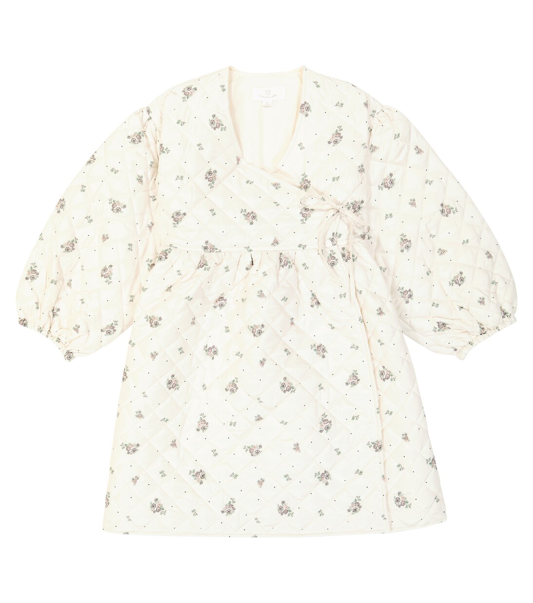 Quilted floral dress | C'era Una Volta