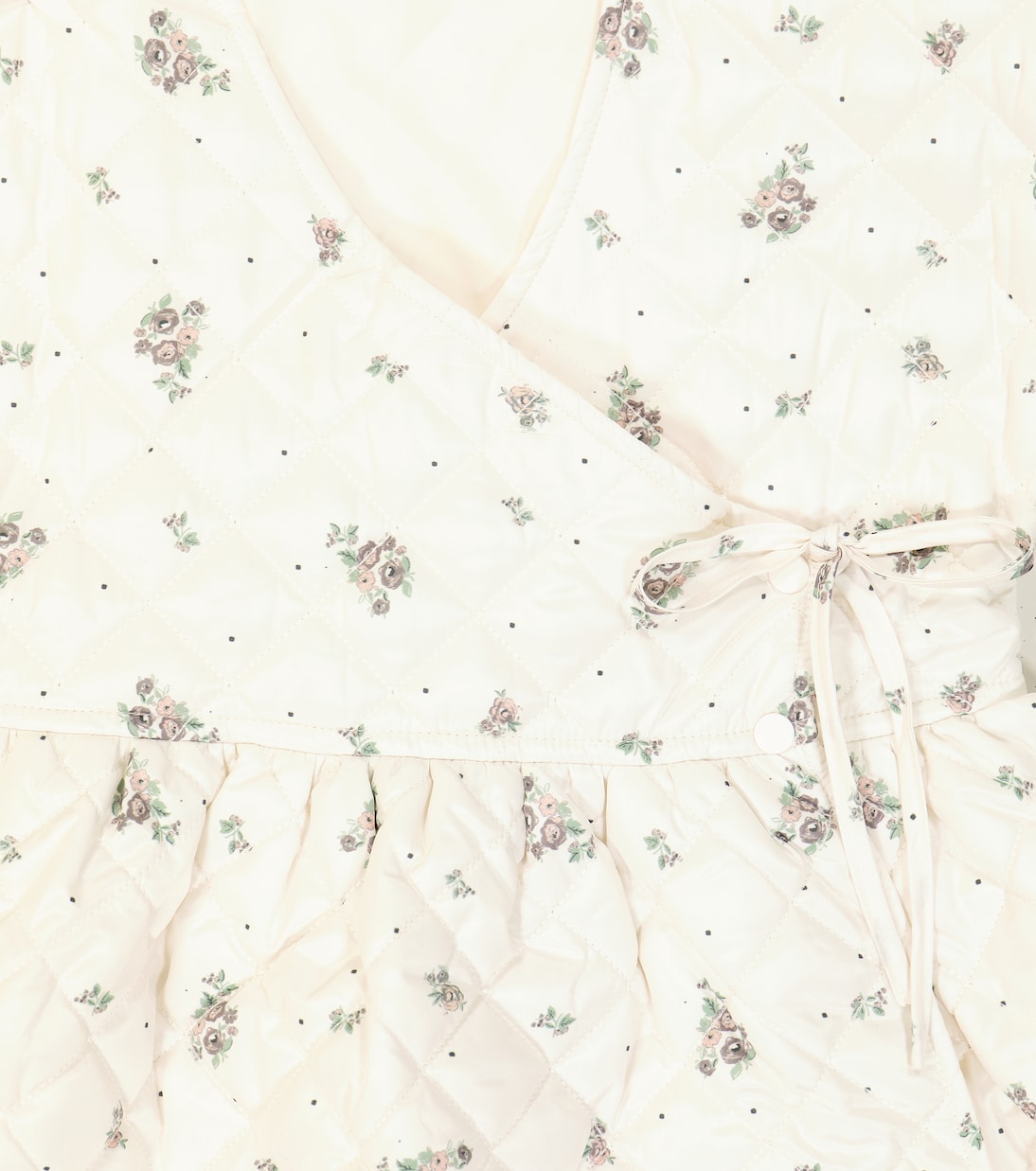 Quilted floral dress | C'era Una Volta