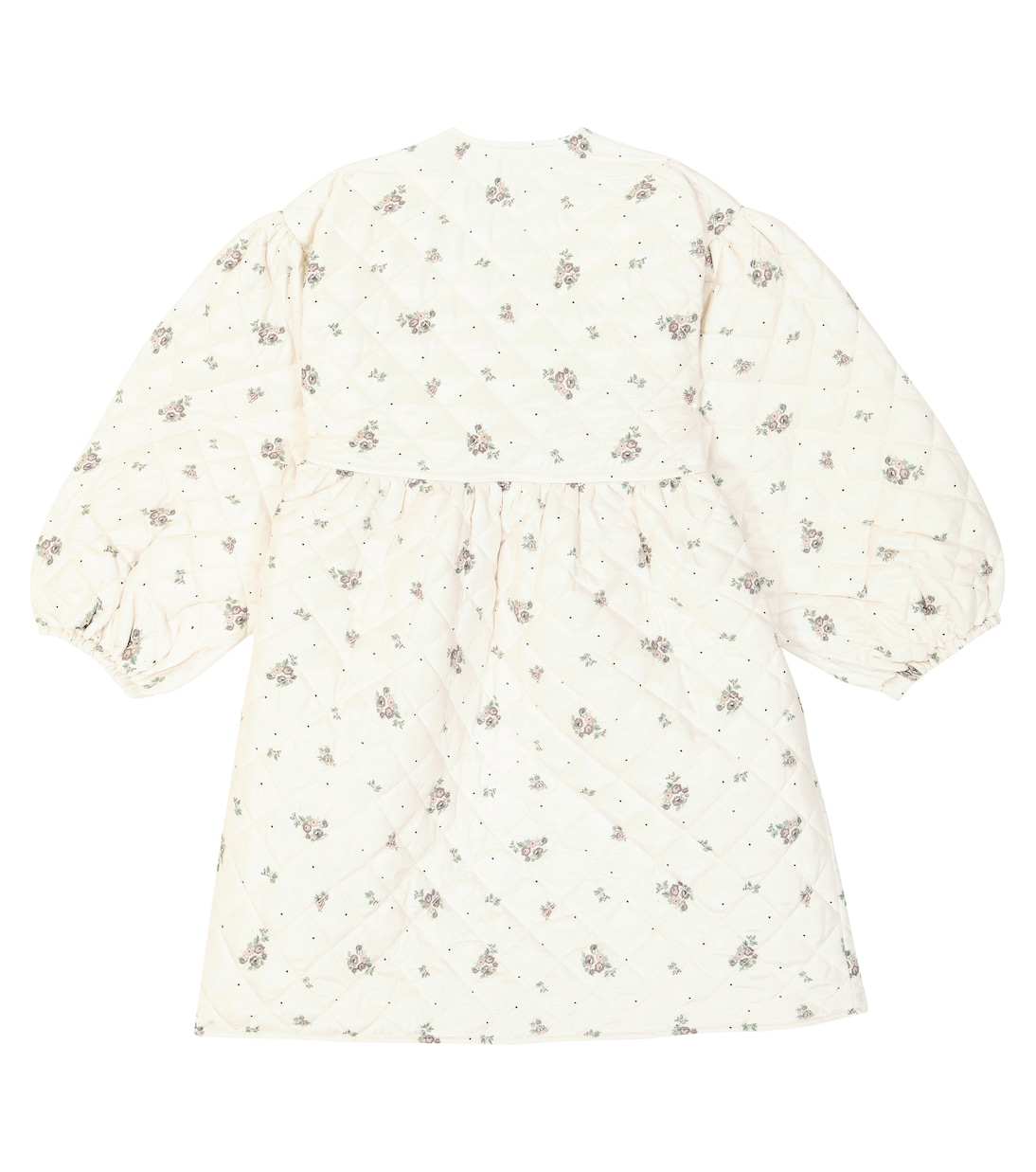 Quilted floral dress | C'era Una Volta