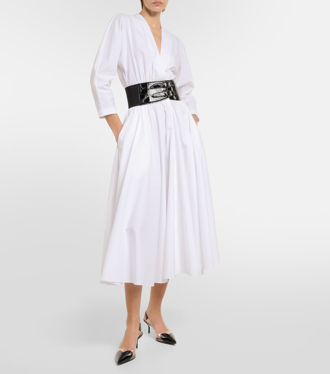 Midikleid aus Baumwolle | Alaïa