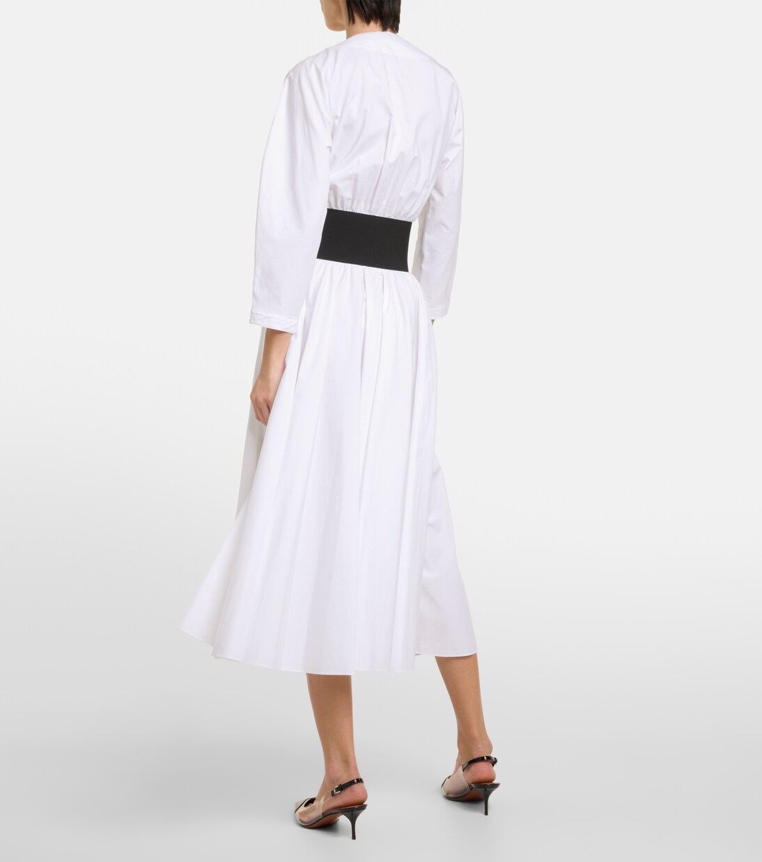 Midikleid aus Baumwolle | Alaïa