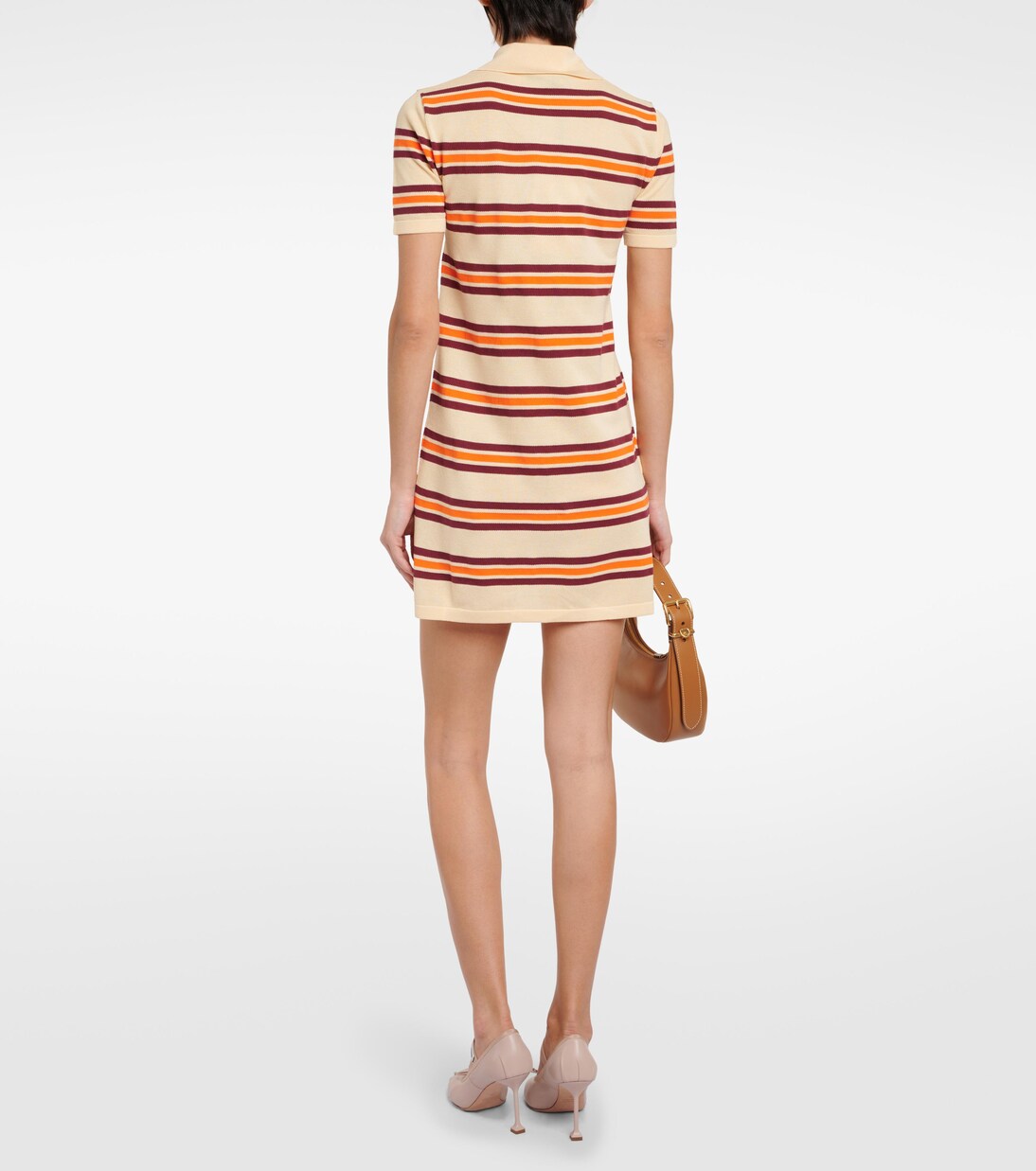 Minikleid aus Baumwolle und Seide | Miu Miu