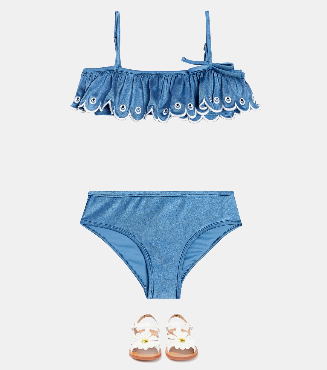 Junie embroidered bikini | Zimmermann Kids