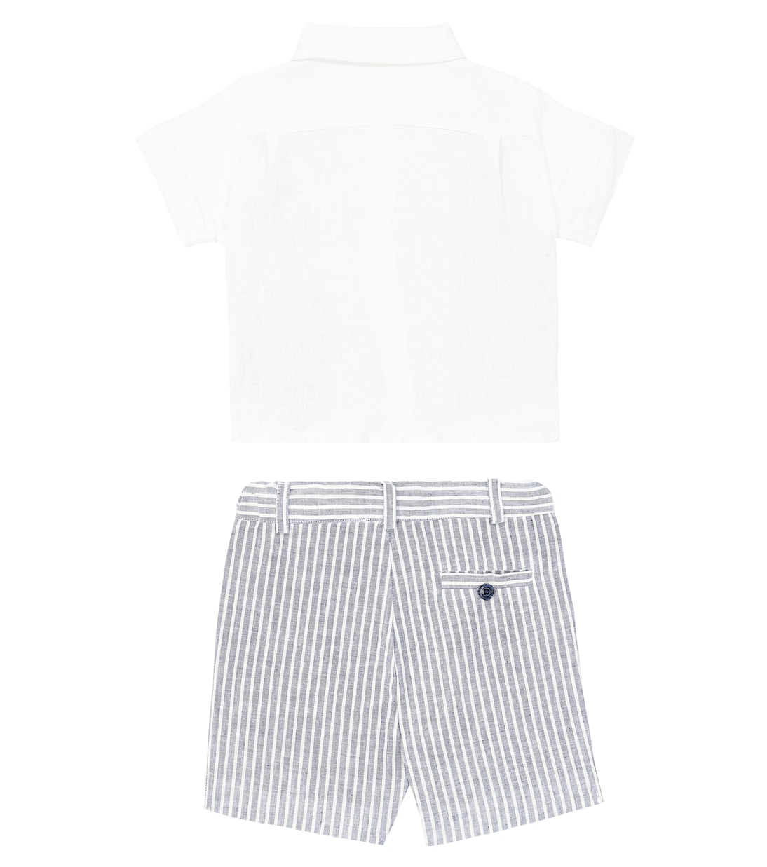 Bébé – Ensemble chemise et short en lin et coton | Patachou