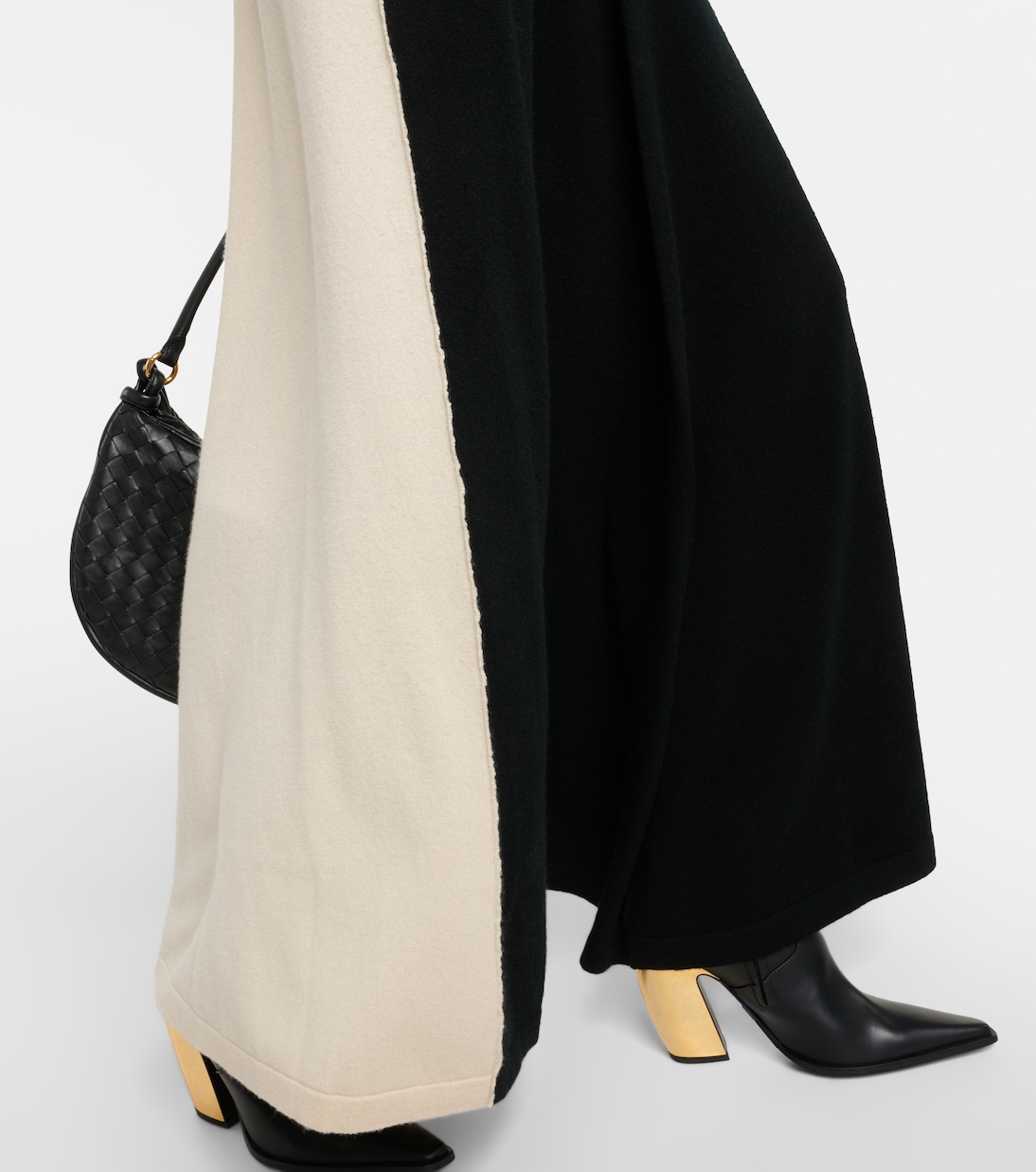 Falda larga de lana y cachemir | Jardin des Orangers