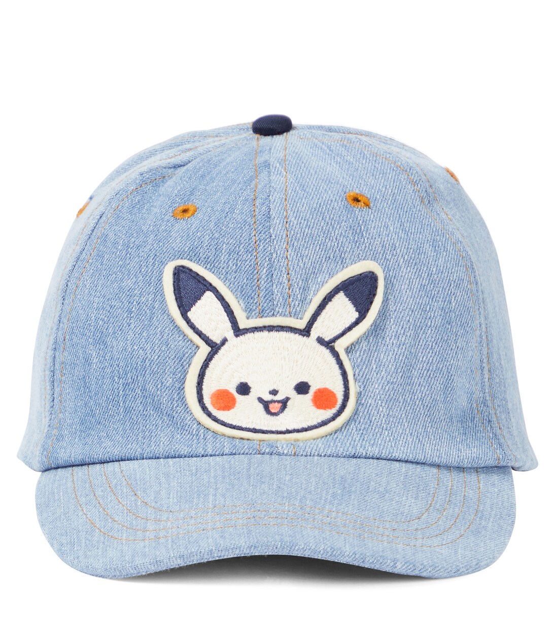 X Pokémon Bestickte Baseballcap Arnold aus Denim | Bonpoint