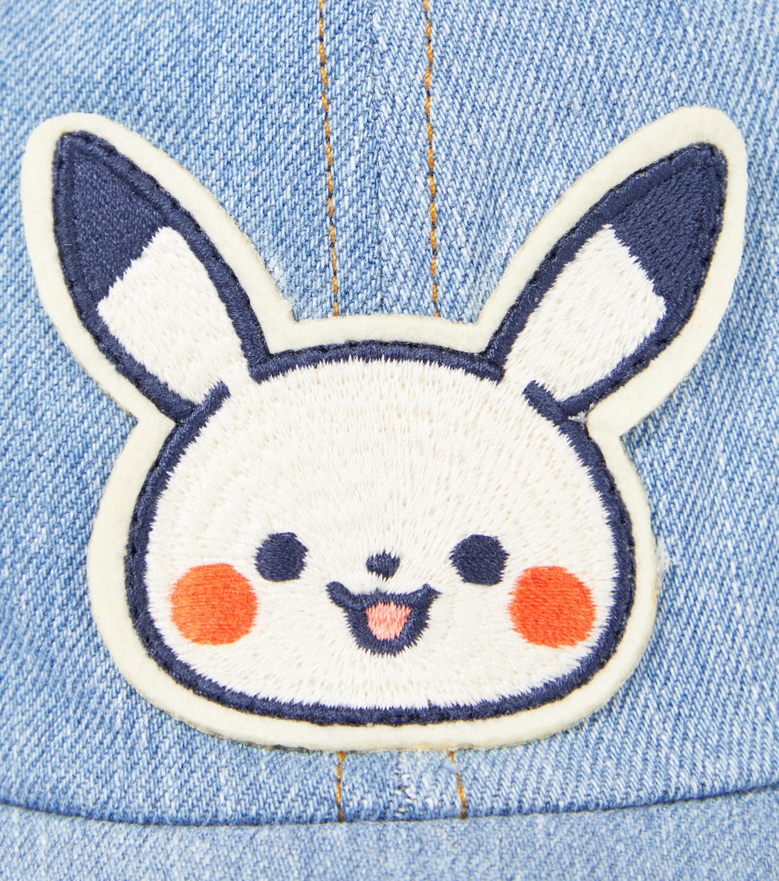 X Pokémon Bestickte Baseballcap Arnold aus Denim | Bonpoint
