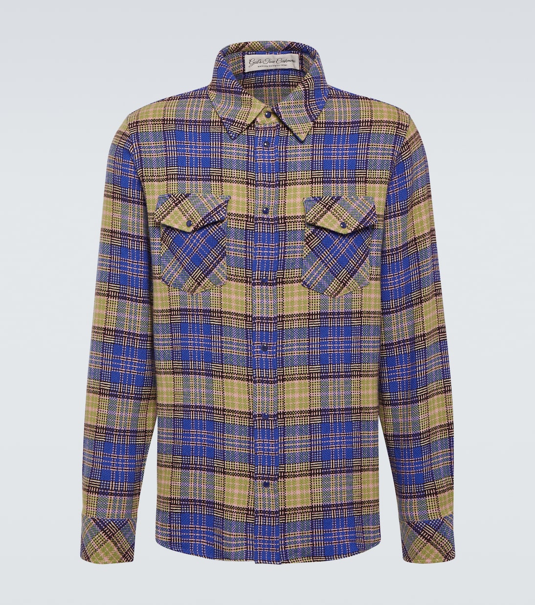 Hemd Dune aus Kaschmir mit Lapislazuli | God's True Cashmere