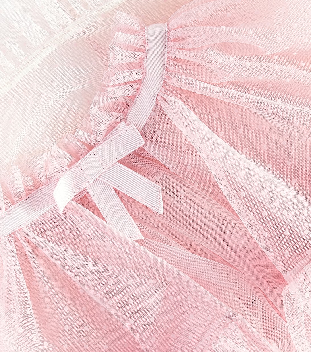 Ruffled mesh cape | Self-Portrait Kids