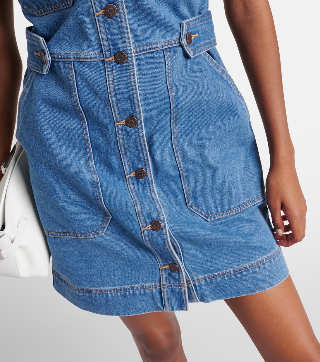 Minikleid Jax aus Denim | Veronica Beard