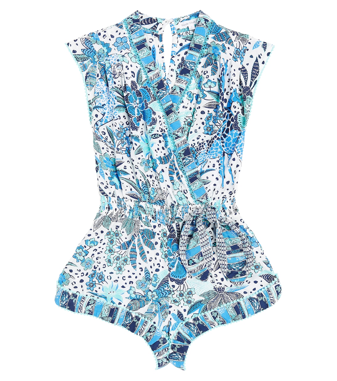 Anaik printed playsuit | Poupette St Barth Kids