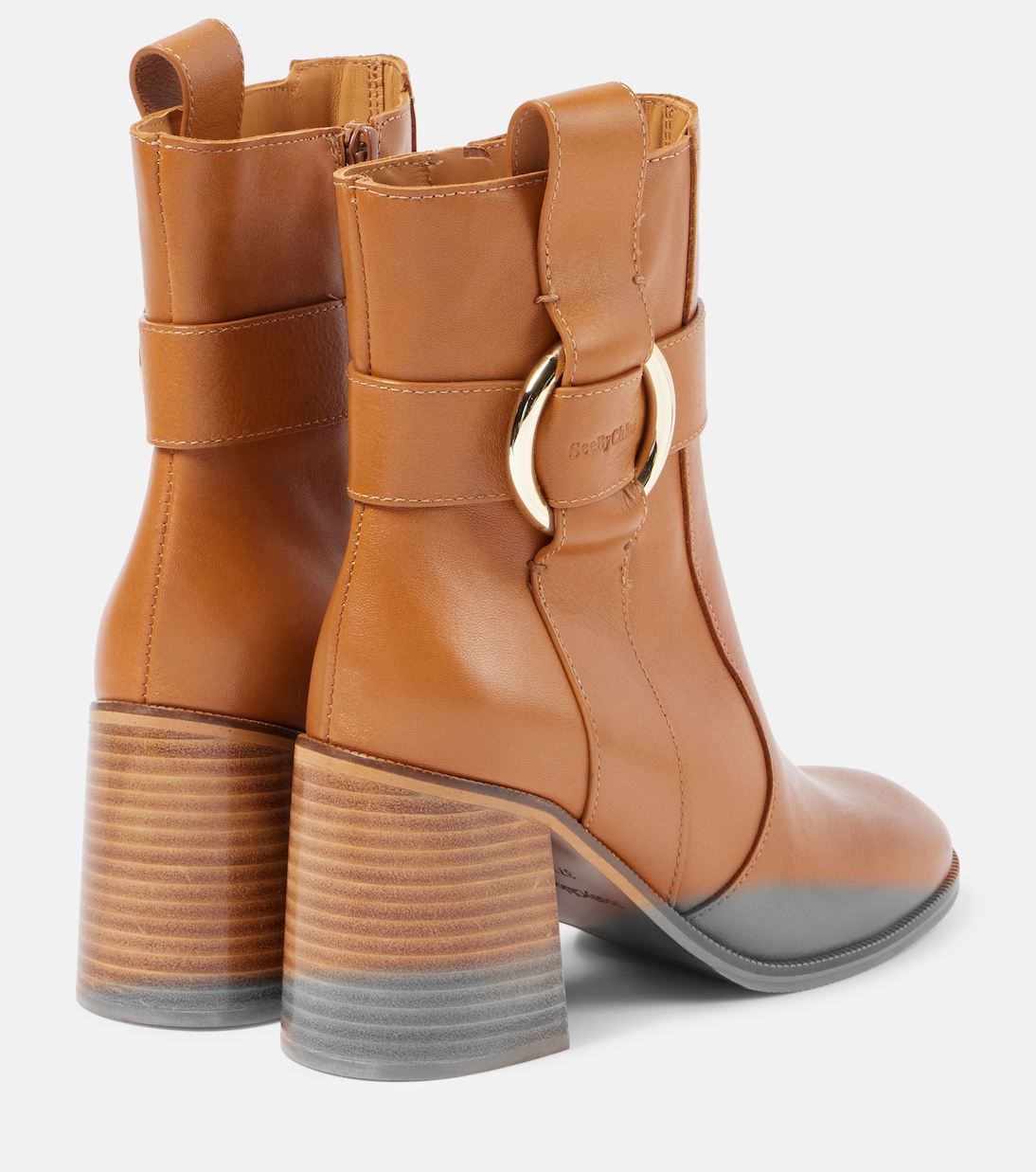 Ankle Boots New Ring 80 aus Leder | See By Chloé