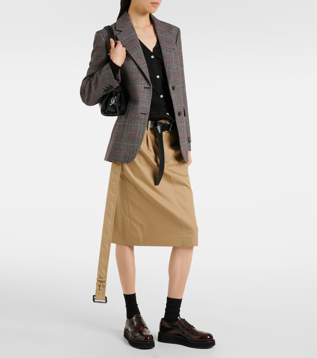 Leather brogues | Prada