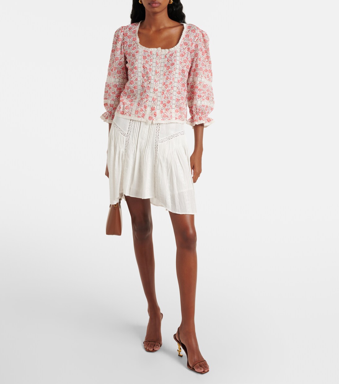 Jacques floral cotton voile top | Rixo
