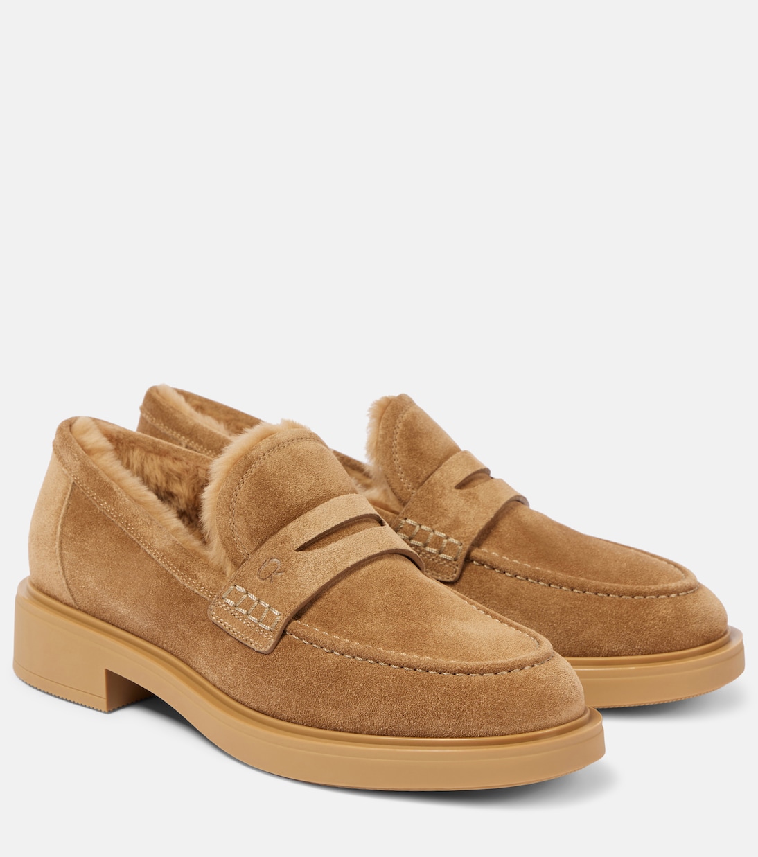 Harris suede penny loafers | Gianvito Rossi