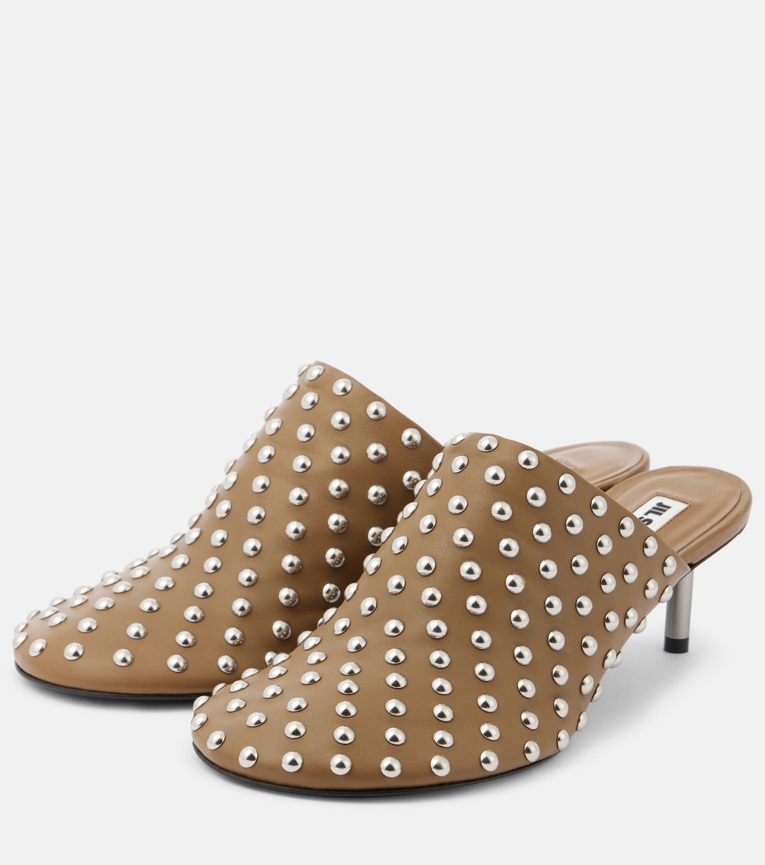 Studded leather mules | Jil Sander
