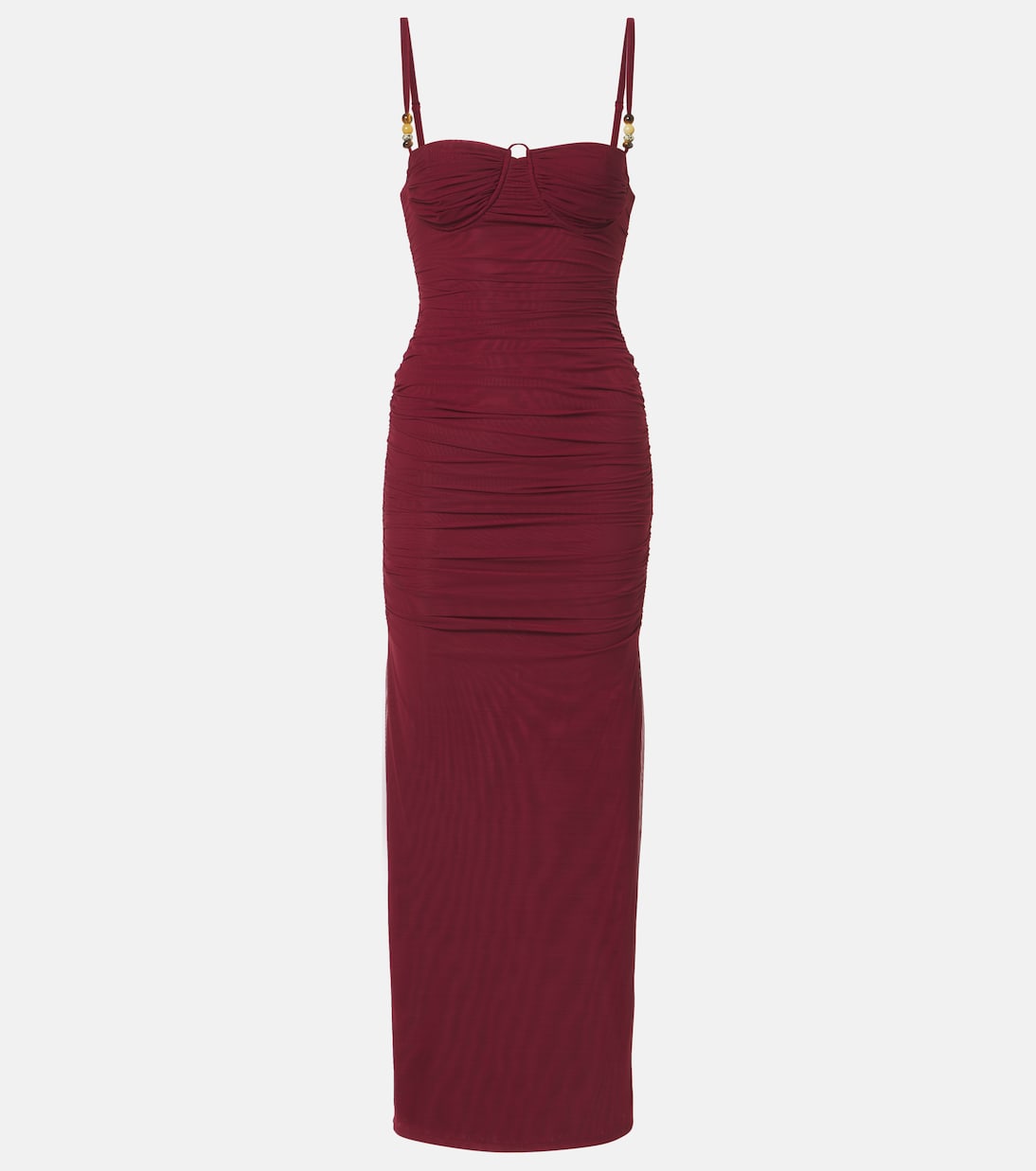 Toni ruched mesh maxi dress | SIR