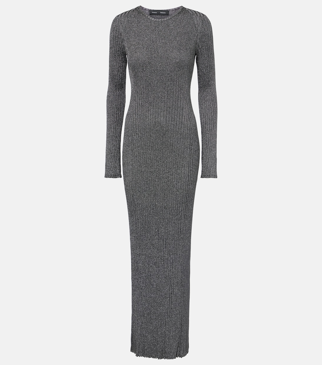 Joni ribbed-knit lamé maxi dress | Proenza Schouler