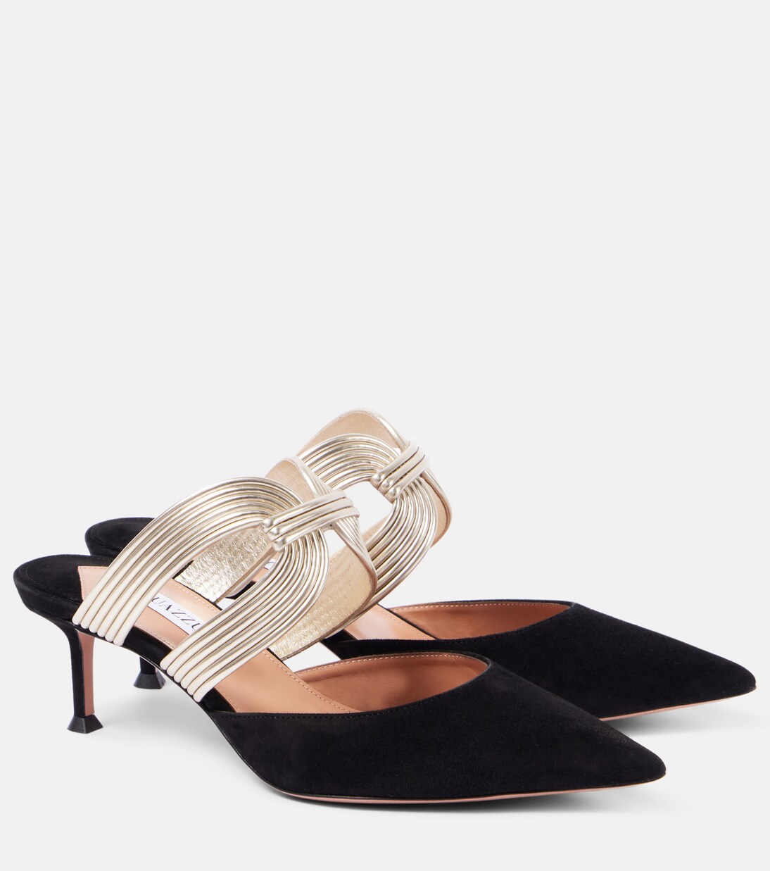 Esencia 50 suede mules | Aquazzura