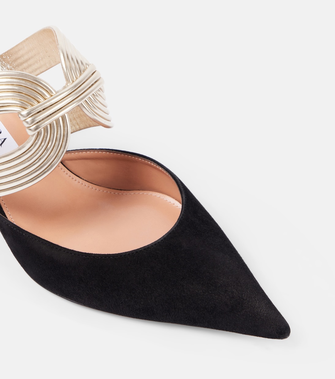 Esencia 50 suede mules | Aquazzura