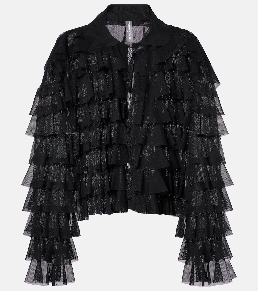 Oversized ruffled jacket | Norma Kamali