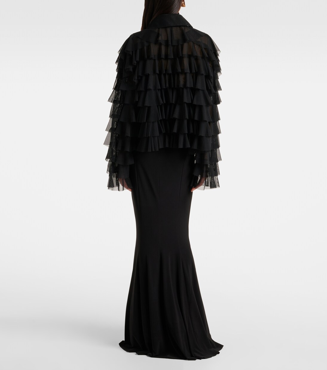 Oversized ruffled jacket | Norma Kamali