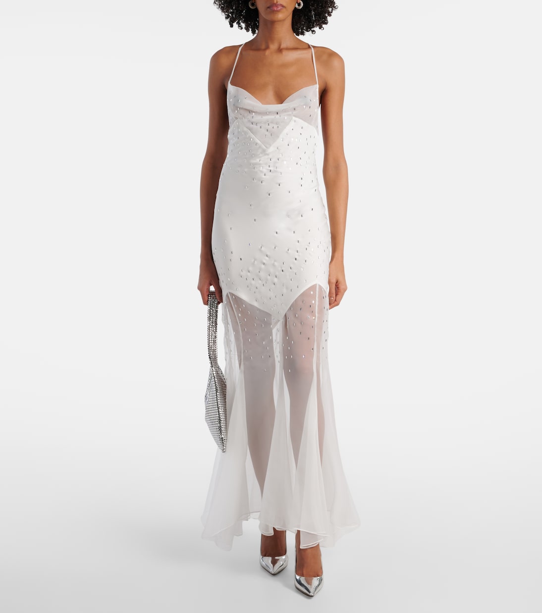 Robe longue à ornements | Rabanne