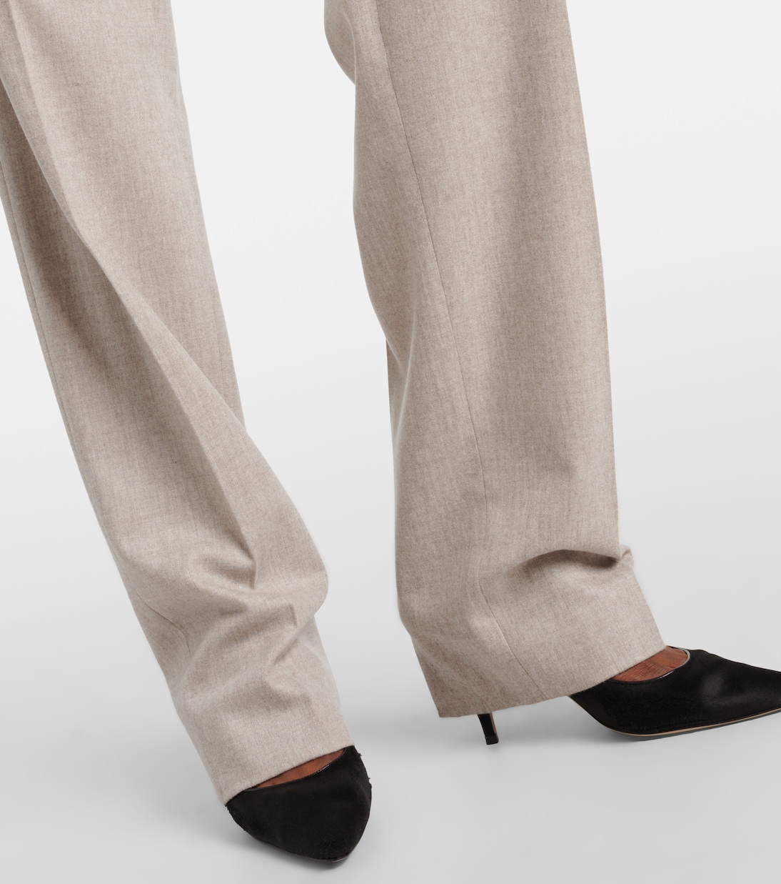 Norbert wool and cashmere straight pants | The Row