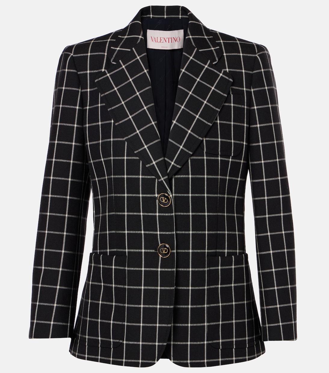Checked wool jacket | Valentino